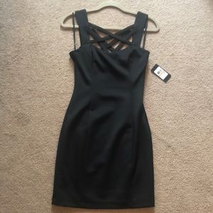 Strappy evening dress